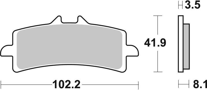 Ktm 1390 Super Duke R Evo [BREMBO] – Utcai szinterezett fém fékbetétek – 07BB37LA