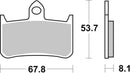 Honda Vfr 400 [BREMBO] - Competition Carbon Kerámia fékbetétek - 07HO28RC