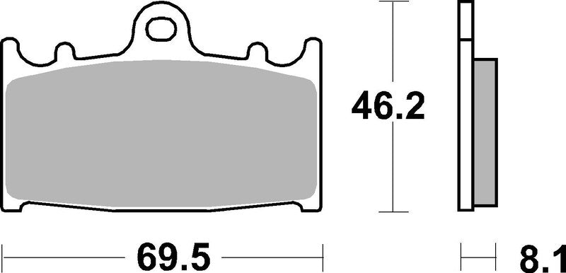 Suzuki Gsf 650 Bandit [BREMBO] - Competition Carbon Kerámia fékbetétek - 07KA13RC