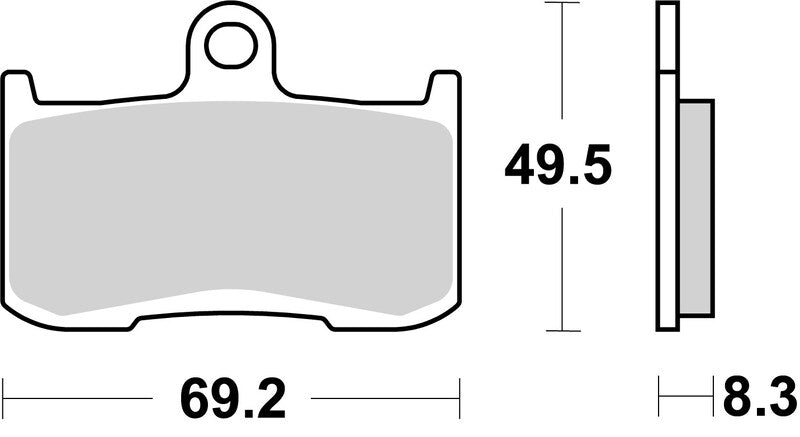 Kawasaki Z Electric [BREMBO] – Competition Carbon Kerámia fékbetétek – 07KA23RC