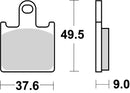 Kawasaki Zr 400 [BREMBO] – Carbon kerámia versenyfékbetétek – 07KA28RC