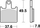 Kawasaki Zr 400 [BREMBO] - Utcai szinterezett fém fékbetétek - 07KA28SA