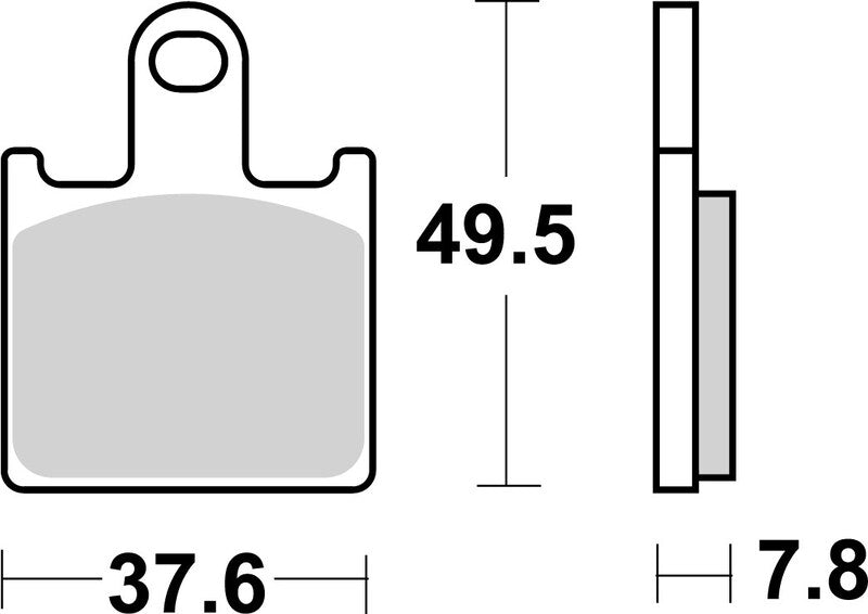 Kawasaki Zzr 1400 [BREMBO] – Utcai szinterezett fém fékbetétek – 07KA28SA