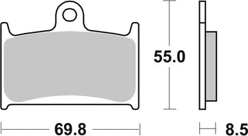 Triumph Sprint 955 [BREMBO] – Carbon kerámia versenyfékbetétek – 07SU14RC