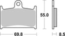 Triumph Sprint St 1050 [BREMBO] - Carbon kerámia versenyfékbetétek - 07SU14RC
