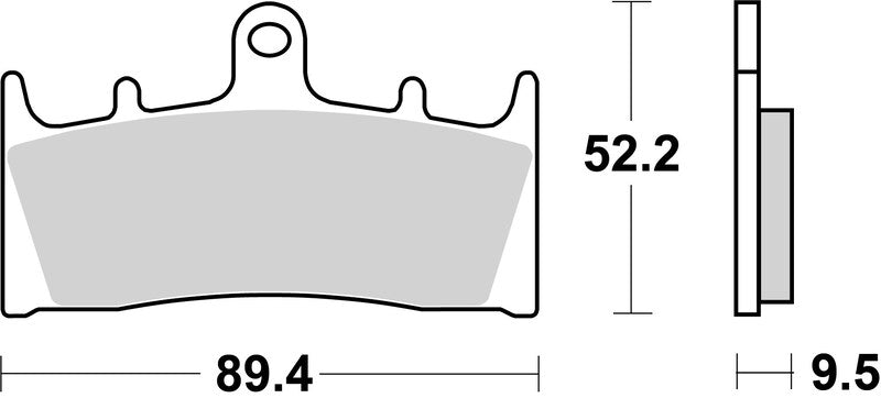 Suzuki Hayabusa [BREMBO] - Carbon kerámia versenyfékbetétek - 07SU19RC