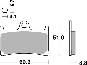 Yamaha Tracer 900 [BREMBO] - Competition Carbon Kerámia fékbetétek - 07YA23RC