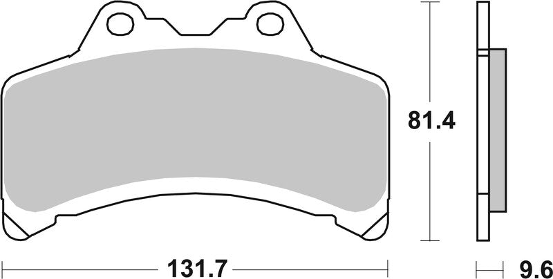 Yamaha Gts [BREMBO] - Utcai szénkerámia fékbetétek - 07YA3108