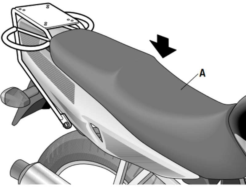 Suzuki Gs 500 [SHAD] - Top Master rögzítőkészlet - Suzuki