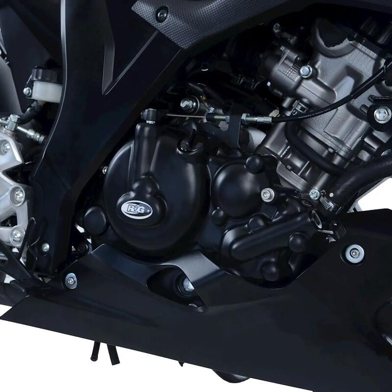 Suzuki GSX-R 125 ABS SPECIAL EDITION [2018] - (kuplung) Bal forgattyúház burkolat védő fekete Suzuki GSX-R125