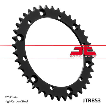 Yamaha TT 600 R [JT SPROKETS] - Standard acél hátsó lánckerék