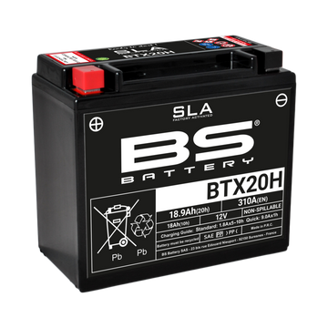 Harley Davidson Flstc [BS BATTERY] – SLA karbantartásmentes akkumulátor gyárilag aktiválva – BTX20H - 0