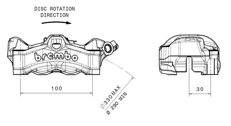 Honda Cb 1000 [BREMBO] - Stylema féknyereg jobb bal fekete