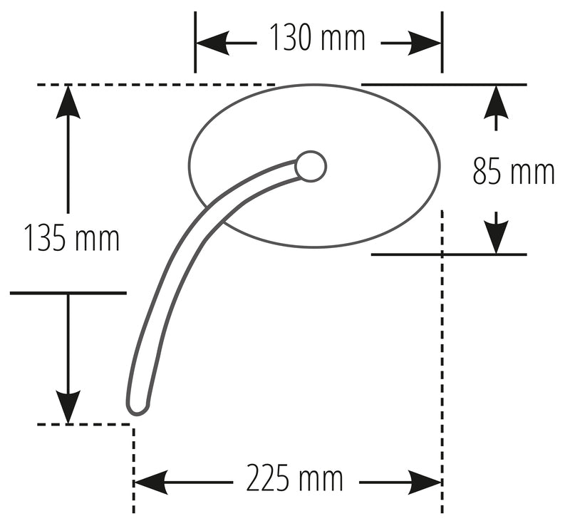 Suzuki V Strom [SHIN YO] – Mirror Booster 2 fekete (pár)