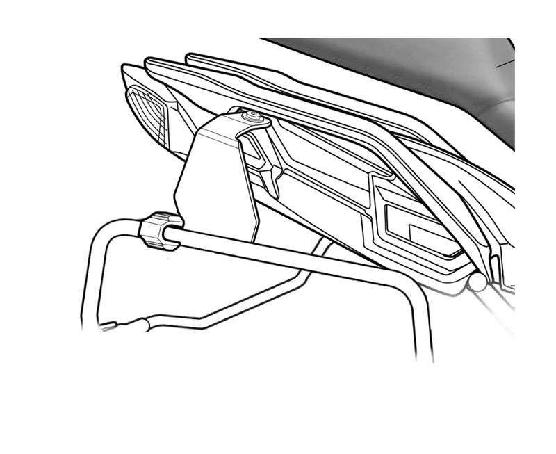 Kawasaki Versys 650 [SHAD] - 4P rögzítőkészlet
