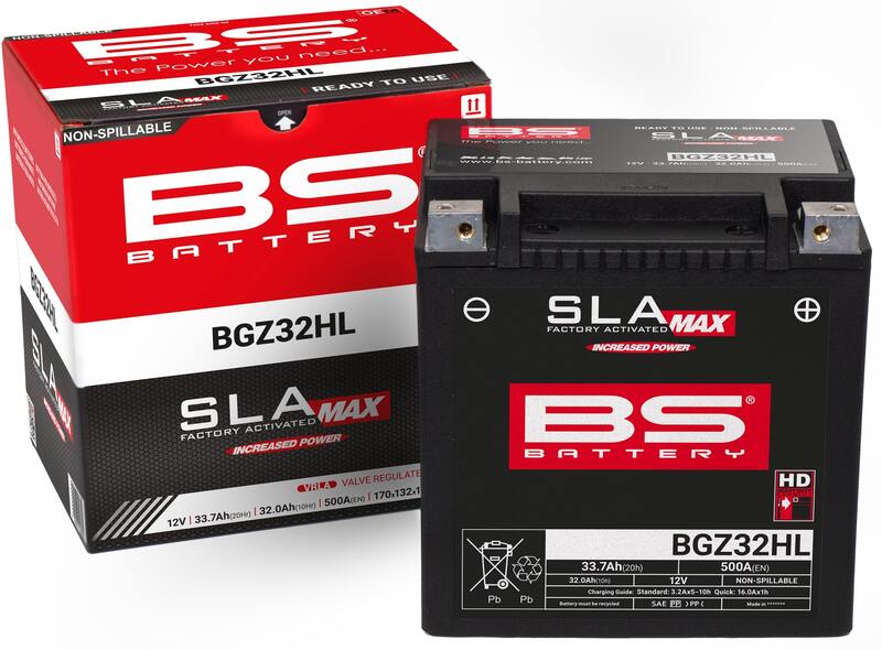 Harley-Davidson Ultra Limited [BS BATTERY] – SLA karbantartásmentes akkumulátor gyárilag aktiválva – BGZ32HL