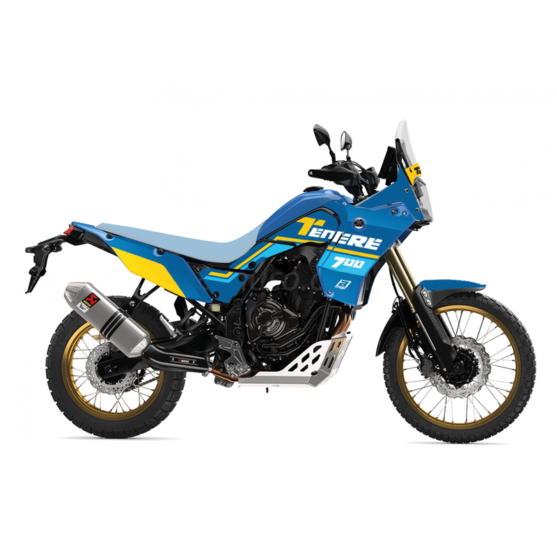 Yamaha Tenere 700 World Raid [BLACKBIRD] – Rally Ride grafikus készlet – kék