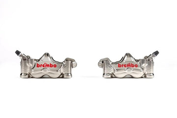 Aprilia Dorsoduro 1200 [BREMBO RACING] - Pár GP4RX - 1 mm-es féknyereg (CNC megmunkálású - krómozott) (betétekkel) - 0