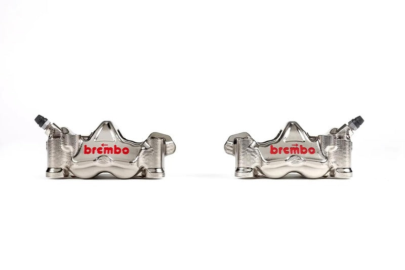 Yamaha Tracer 9 Y-Amt [BREMBO RACING] - Pár GP4RX - 18mm-es féknyereg (CNC-vel megmunkált - krómozott) (betétekkel)