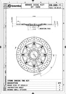 Ducati 749 [BREMBO RACING] – FRISSÍTÉS T-Drive úszó féktárcsa – 208A98511-4