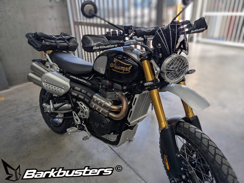 Triumph Scrambler 1200 [BARKBUSTERS] – Hardverkészlet kétpontos rögzítés
