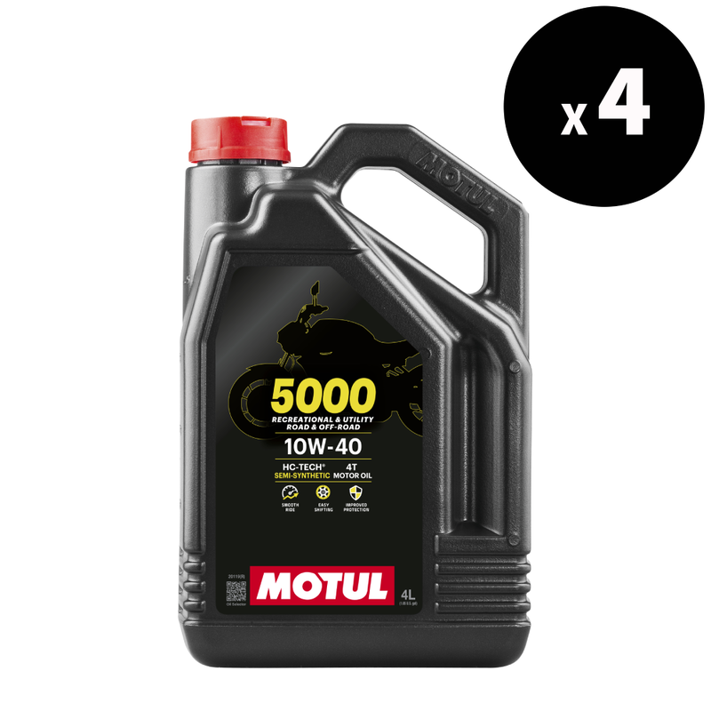 Motorolaj 5000 4T 10W40, 4 liter, 4 csomag [MOTUL]