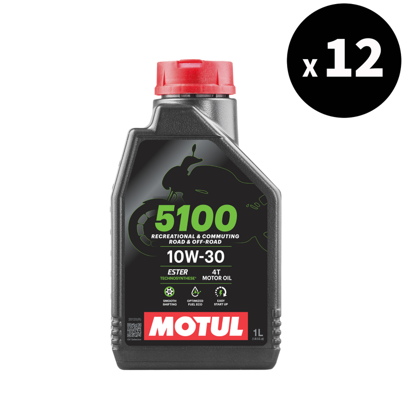 5100 4T 10W30 motorolaj 1L - 12 db-os csomag [Motul]