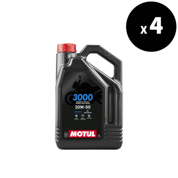 3000 4T motorolaj 20W50 4L - 4 db-os csomag [Motul]