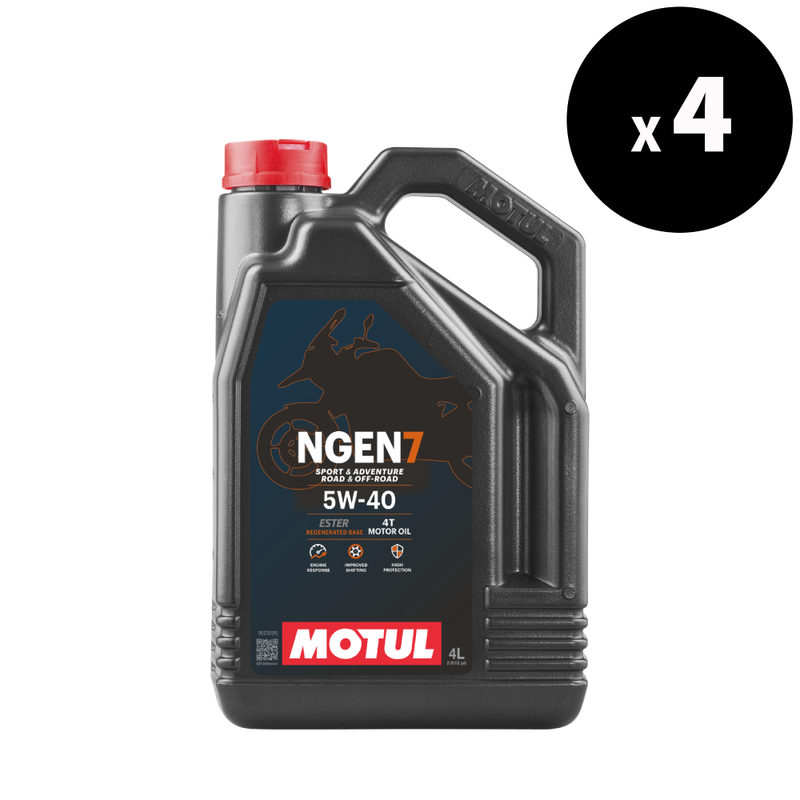 NGEN 7 4T motorolaj 5W-40, 4L - 4 db-os csomag [Motul]