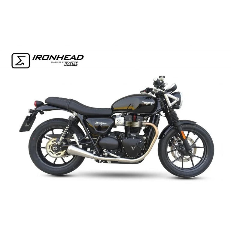 Triumph Street Twin 900 [IXIL] - Slip On Ironhead kúpos hangtompító (jobb + bal)