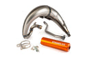 Malaguti XTM Enduro 50 2T AM6 [2004–] - Auspuff Streetrace High Mount CNC Orange
