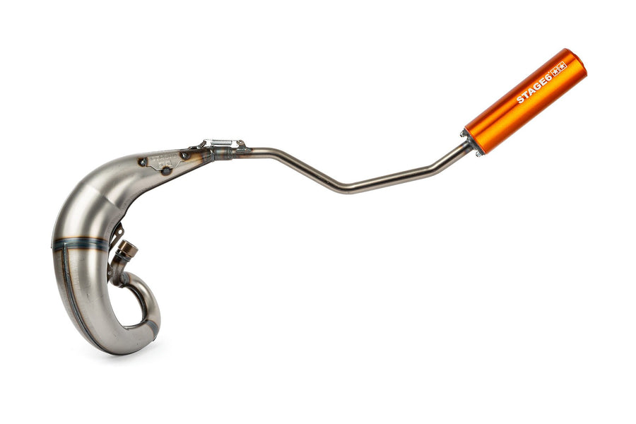 MBK X-Limit SM 50 2T AM6 [2004–] - Auspuff Streetrace High Mount CNC Orange