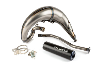 Beta RR SM 50 2T - Exhaust Streetrace High Mount bal kék fekete