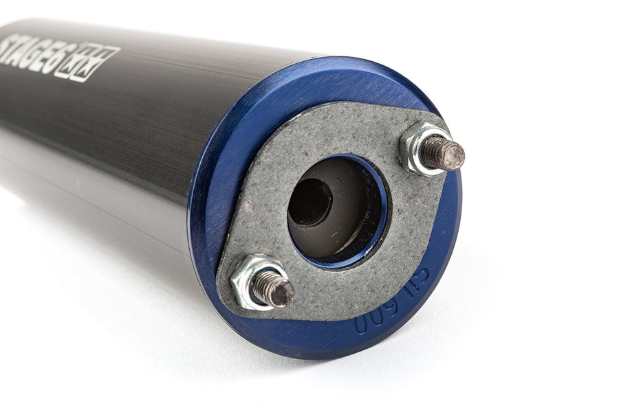 Beta RR Track 50 2T - Auspuff Streetrace Blau Schwarz