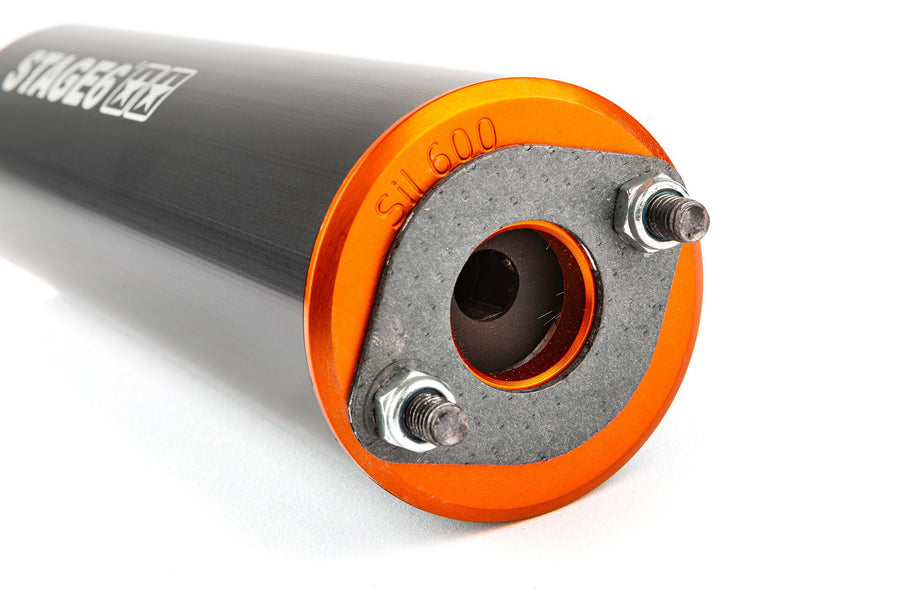 Aprilia SX SM 50 2T D50B0 [2007–] - Auspuff Streetrace Zweifarbig