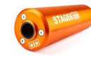Rieju MRT Pro SM 50 2T - Auspuff Streetrace CNC Orange
