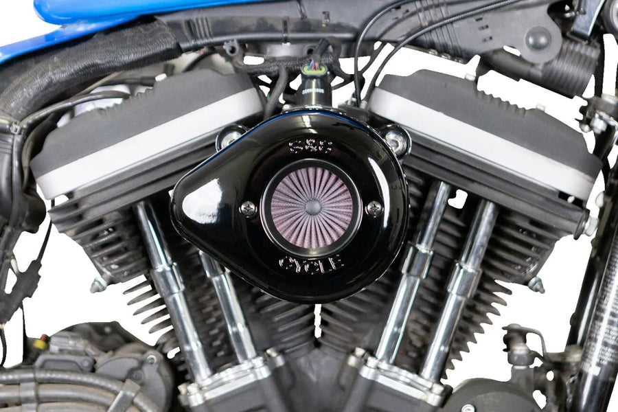 Harley-Davidson Xl 883 R Roadster [2010, 2013] - Air Stinger Stealth Luftfiltersatz – Bild 2