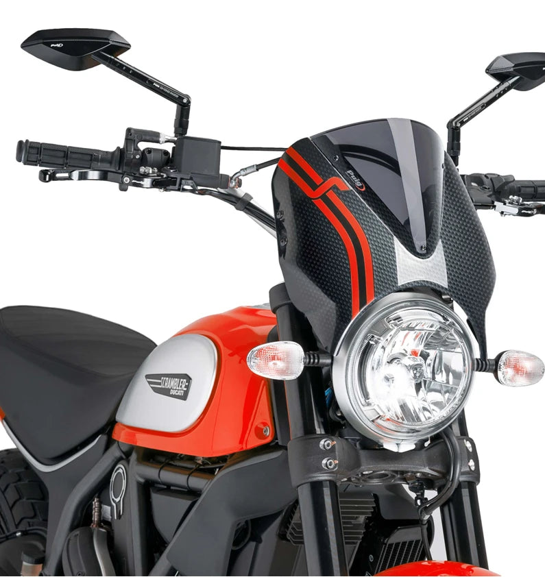 DUCATI SCRAMBLER DESERT SLED [2025] – RetroVision szélvédővédő – színezett