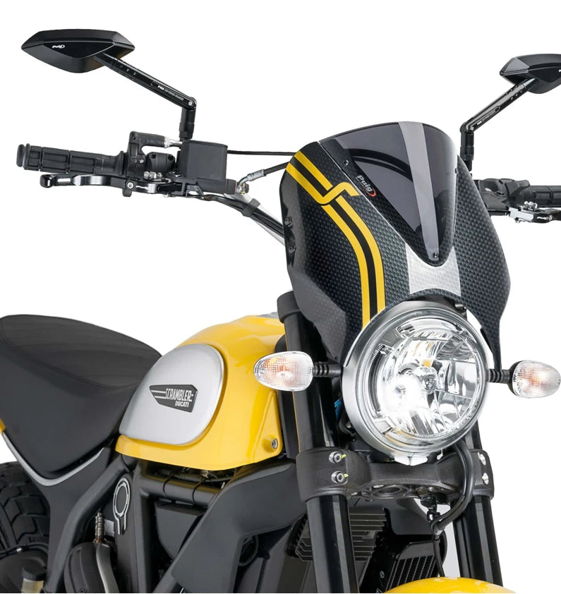 DUCATI SCRAMBLER DESERT SLED [2025] – RetroVision szélvédővédő – színezett