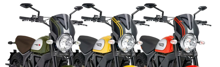DUCATI SCRAMBLER DESERT SLED [2025] – RetroVision szélvédővédő – színezett