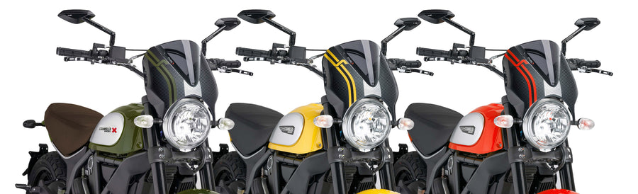 DUCATI SCRAMBLER DESERT SLED [2025] – RetroVision szélvédő napellenző