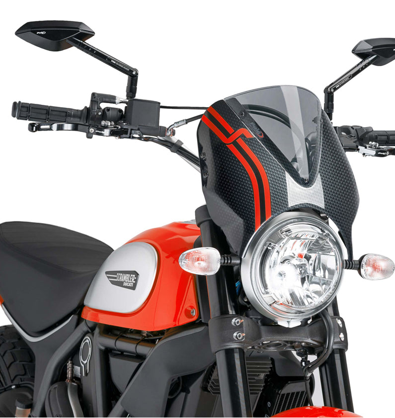 DUCATI SCRAMBLER DESERT SLED [2025] – RetroVision szélvédővédő – színezett