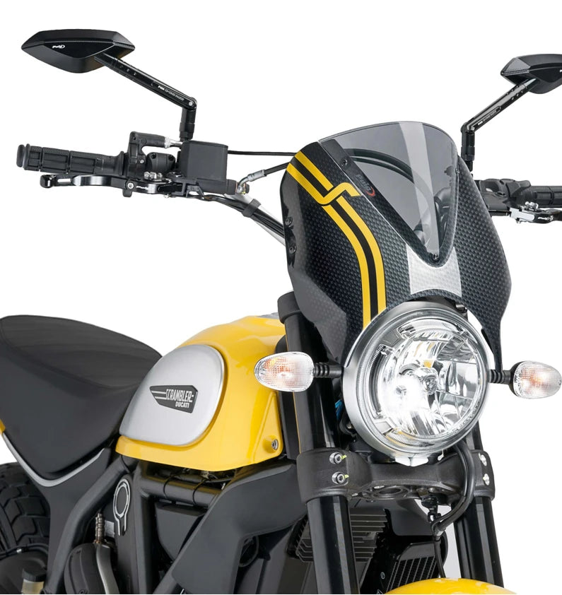 DUCATI SCRAMBLER DESERT SLED [2025] – RetroVision szélvédővédő – színezett