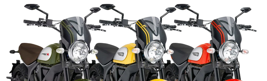 DUCATI SCRAMBLER DESERT SLED [2025] – RetroVision szélvédő napellenző