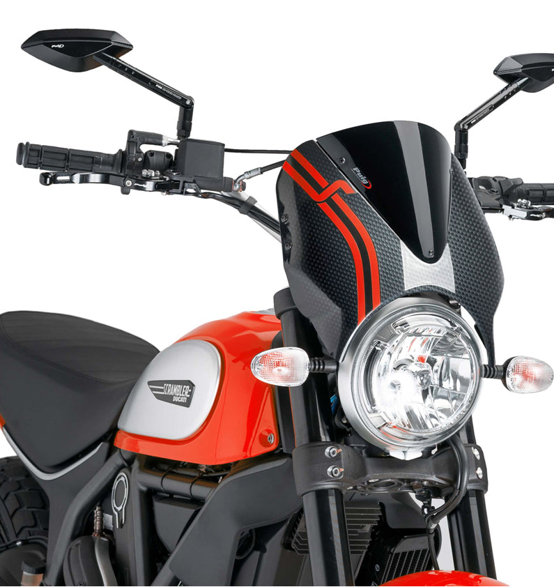 DUCATI SCRAMBLER DESERT SLED [2025] – RetroVision szélvédő napellenző