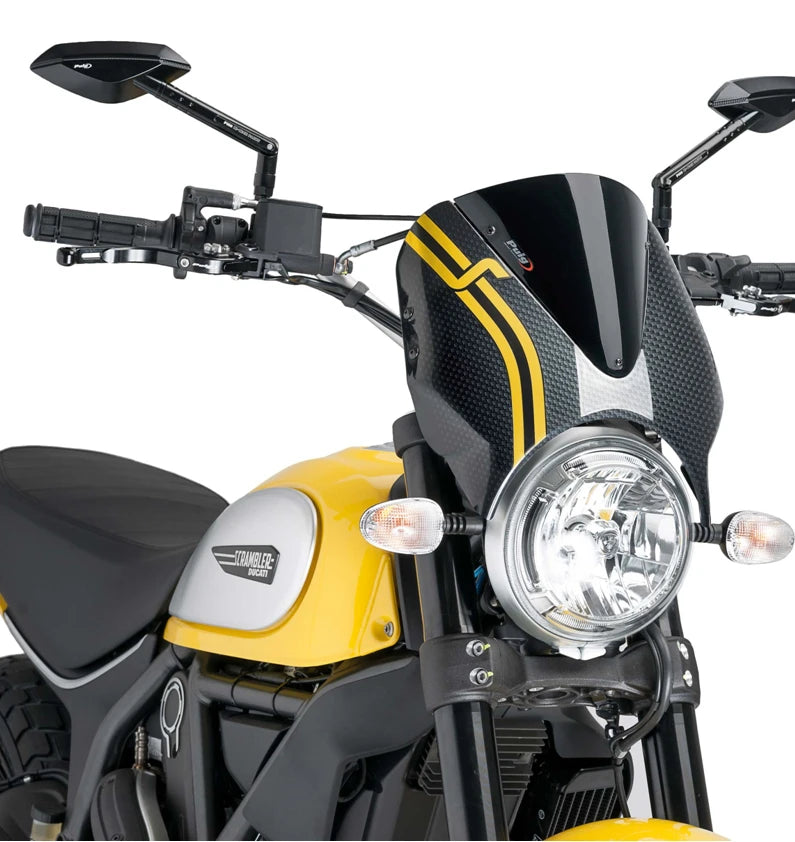 DUCATI SCRAMBLER DESERT SLED [2025] – RetroVision szélvédővédő – színezett
