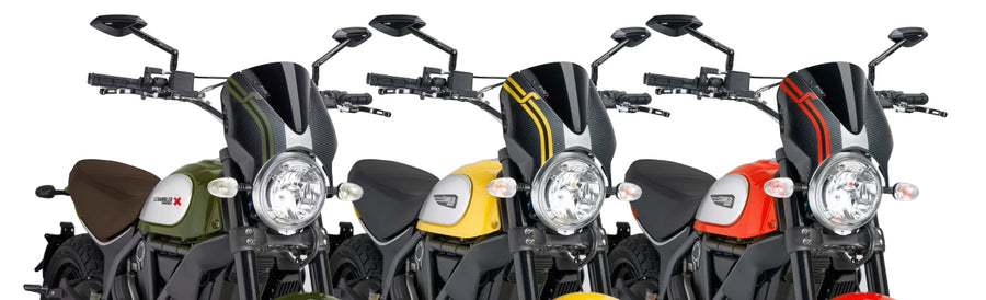 DUCATI SCRAMBLER DESERT SLED [2025] – RetroVision szélvédővédő – színezett
