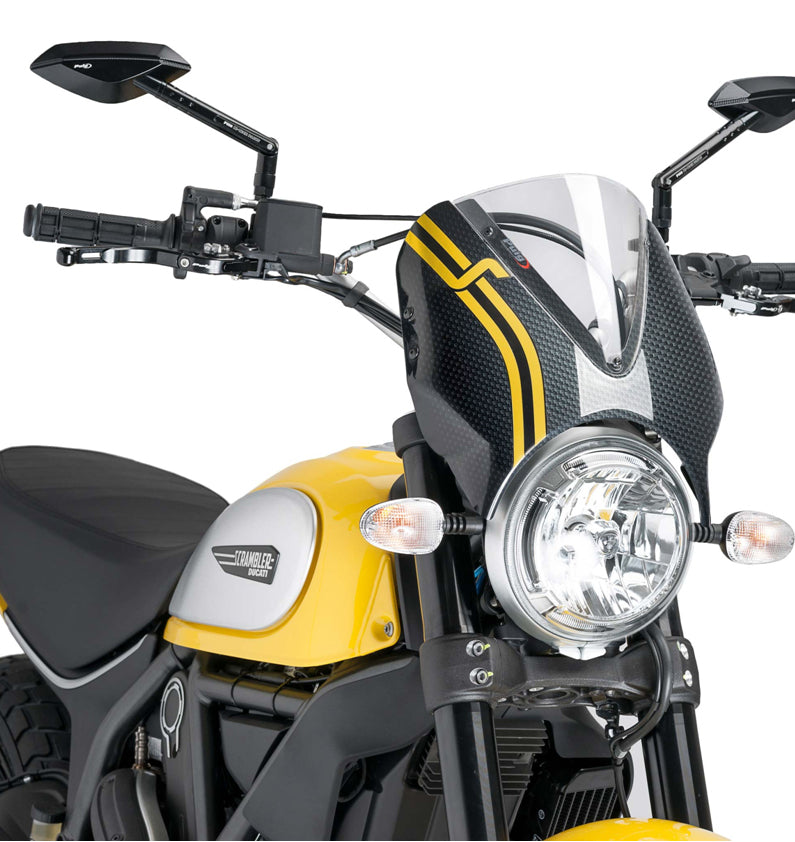 DUCATI SCRAMBLER DESERT SLED [2025] – RetroVision szélvédővédő – színezett