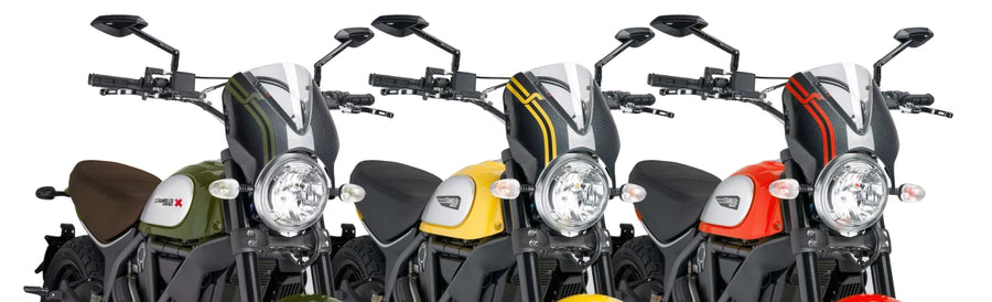 DUCATI SCRAMBLER DESERT SLED [2025] – RetroVision szélvédővédő – színezett