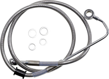 harley davidson flstc [DRAG SPECIALTIES] – Meghosszabbított rozsdamentes acél fékvezeték